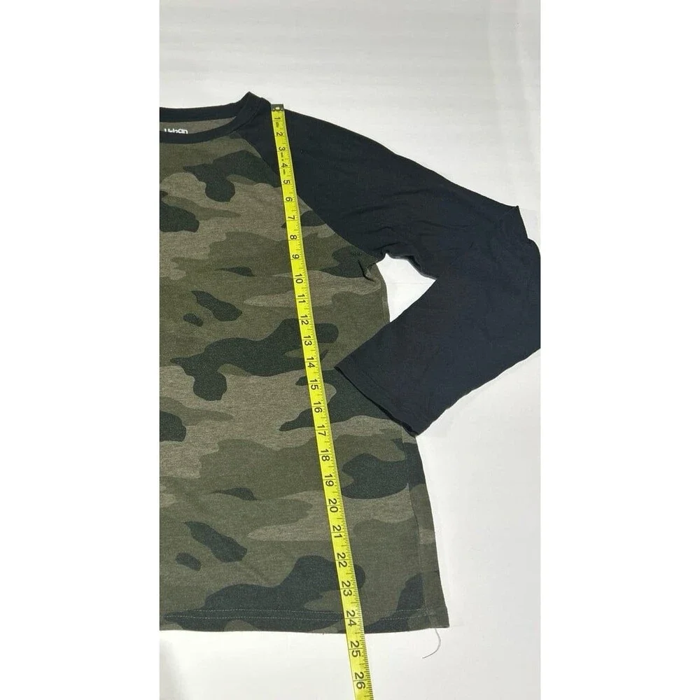 Urban Pipeline Boys XL Camo Raglan Long-Sleeve Shirt